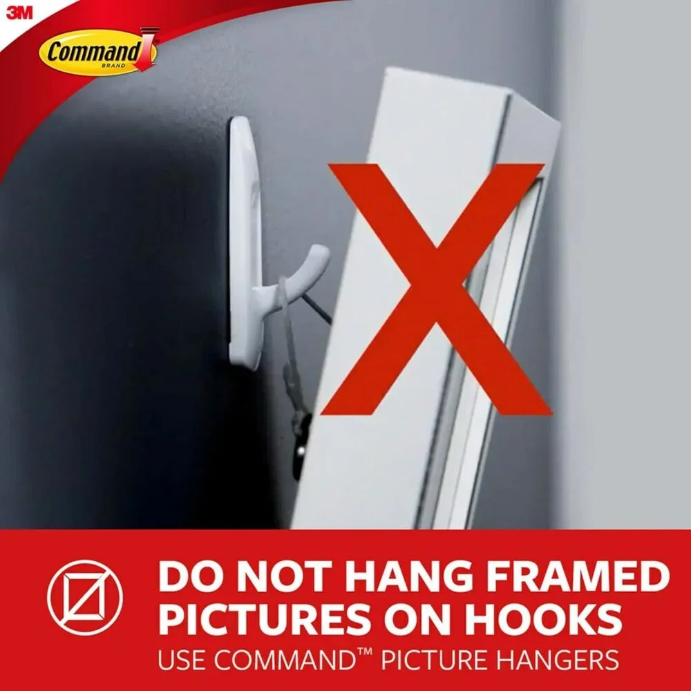 Weather-Resistant Outdoor Hooks with Clean Removable Strips - 2 Hooks Included